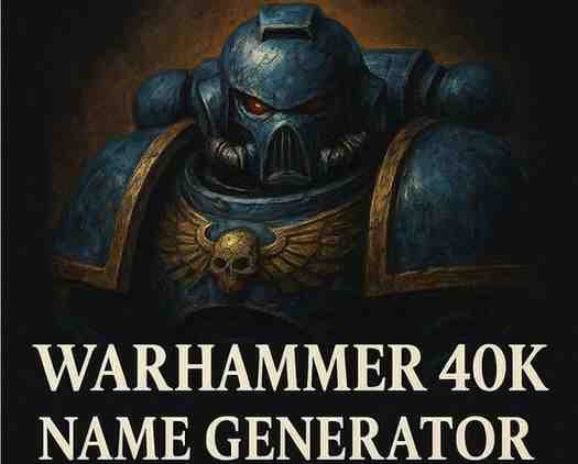 Warhammer 40K Names Generator